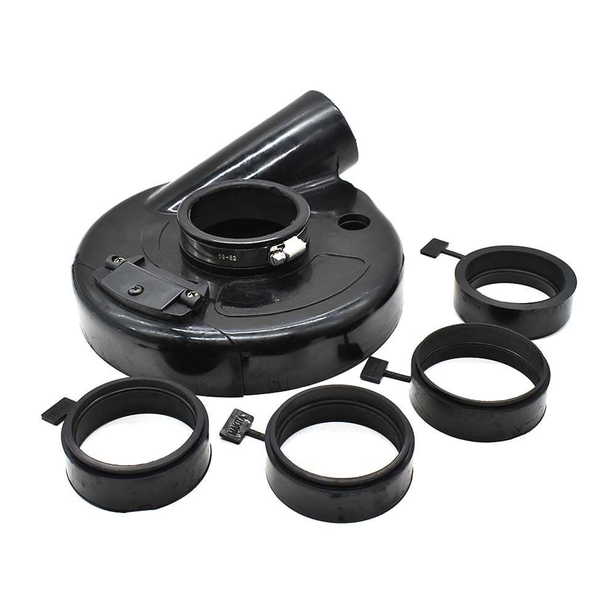 Hardin DS7P 7 Inch Vacuum Dust Shroud Cover (Plastic) with 3 Inch ID for Dustless Grinder